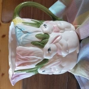 Spring Decor Package - Lovely Bunny Pitcher and Chick Hand Towel.